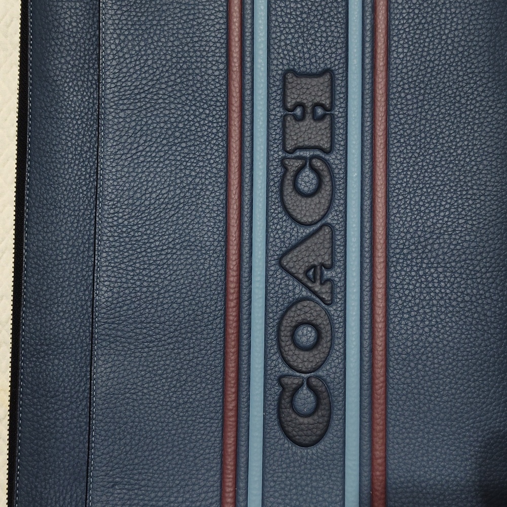 Coach Laptop Case With Coach Stripe - Picture 4 of 7